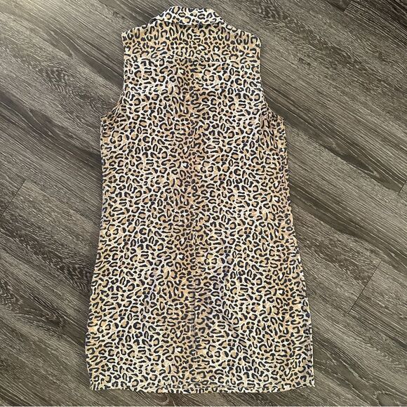 Equipment Lucida Sleeveless Button-Front Shirtdress - Picture 6 of 7